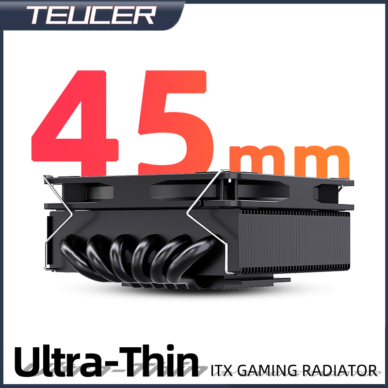 Cpu Heatsink - Teucer Altezza 45mm CPU Cooler ITX