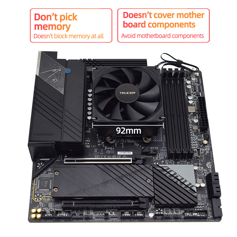 Teucer Altezza 45mm CPU Cooler - Cpu Heatsink recensione e prezzo