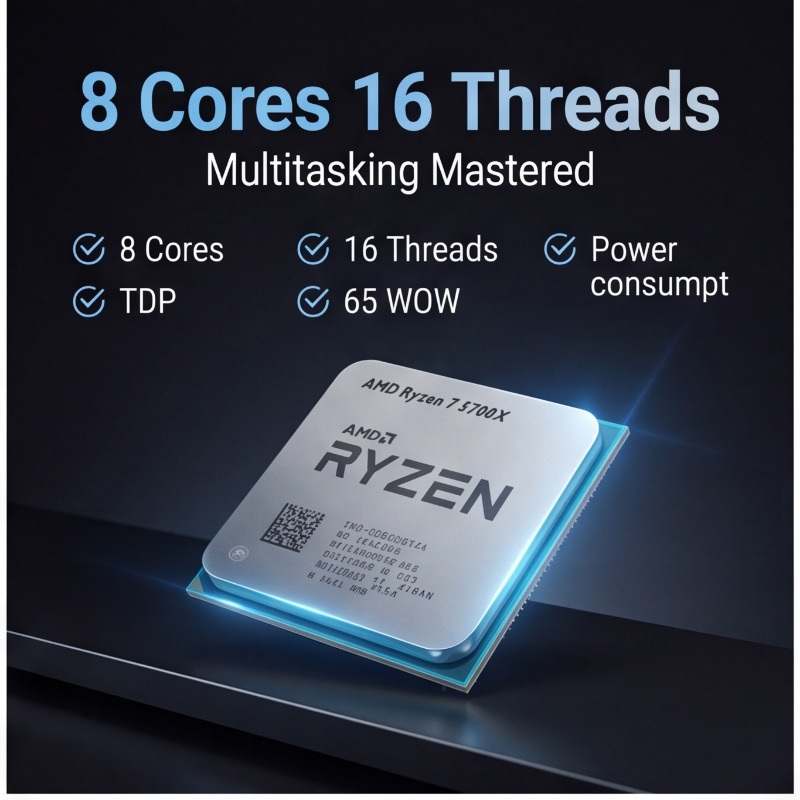 Processore AMD Ryzen 7 5700X p - Cpu Fan recensione e prezzo