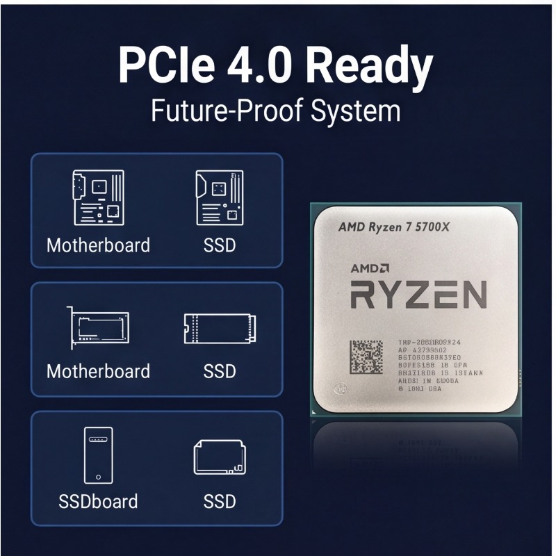 Processore AMD Ryzen 7 5700X p - Cpu Fan recensione e prezzo