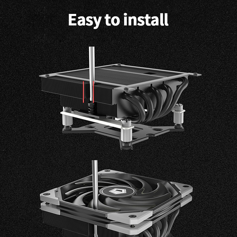 ID-COOLING IS-55 5 Heatpipe CP - Cpu Heatsink recensione e prezzo