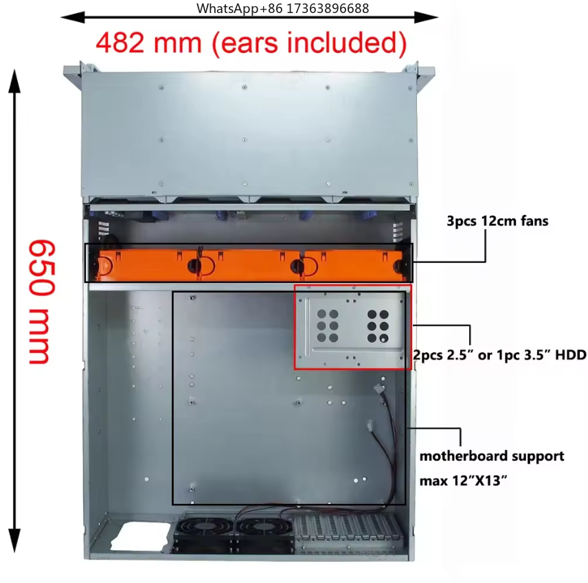 Case Server Rackmount 4U con 2 - Case Fan recensione e prezzo